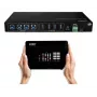 Lindy 4x4 USB 3.2 Gen 1 matrixswitch, 5 Gbit/s, zwart, metaal, draaiknop, CE, FCC, RoHS & REACH, USB Type-A, USB Type-B