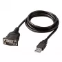 Lindy 43413 seriële kabel grijs 1,5 m USB Type-A RS-232