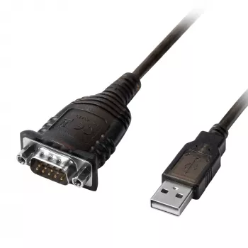 Lindy 43413 seriële kabel grijs 1,5 m USB Type-A RS-232