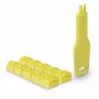 Lindy RJ45 poortsloten geel, 10x + 1 sleutel, poortblokkering + sleutel, RJ-45, geel, acrylonitril-butadieen-styreen (ABS), 10 stuks, polyzak
