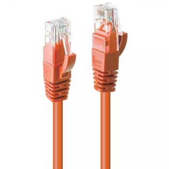 Lindy 10m Cat.6 U/UTP netwerkkabel, oranje, 10 m, Cat6, U/UTP (UTP), RJ-45, RJ-45, oranje