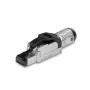 Lindy RJ-45 Cat.6/6A veldconfectiestekker zonder gereedschap, RJ45, zwart, zilver, metaal, CE, REACH, RoHS, UKCA, 240 g, 133 mm
