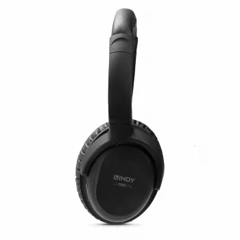 Lindy LH500XW Headset Bedraad & Draadloos Hoofdband Micro-USB Bluetooth zwart