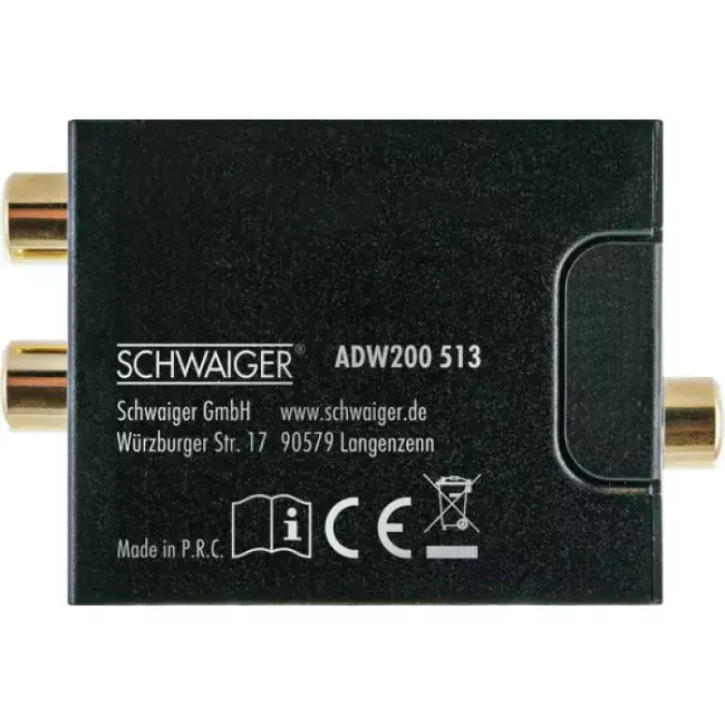 ADW200 513 zwart Schwaiger