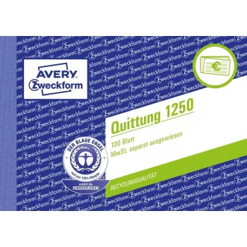 Boekhoudformulier/-boek A6 Avery 1250