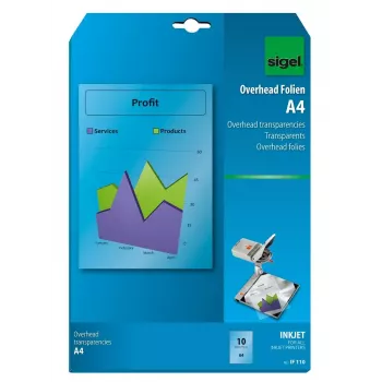 Printfolie inkjet Sigel IF110 A4 transparant 10 vellen
