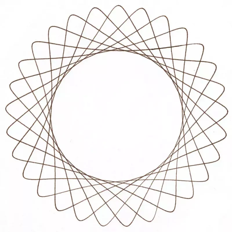 Kinder-Spirograph Ravensburger 297740 met sjabloon en 2 pennen, meerkleurig, voor kinderen vanaf 6 jaar