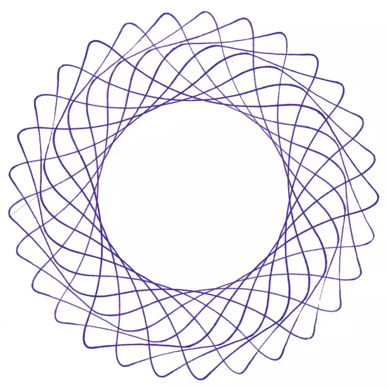 Kinder-Spirograph Ravensburger 297740 met sjabloon en 2 pennen, meerkleurig, voor kinderen vanaf 6 jaar
