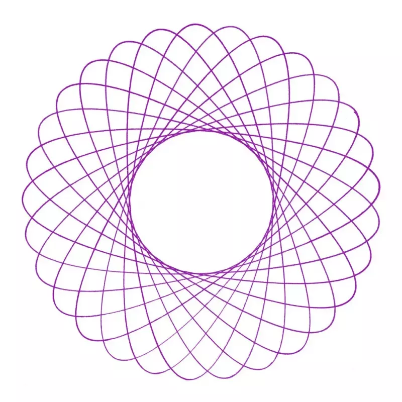Kinder-Spirograph Ravensburger 297740 met sjabloon en 2 pennen, meerkleurig, voor kinderen vanaf 6 jaar