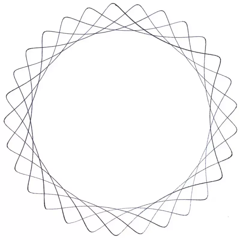 Kinder-Spirograph Ravensburger 297740 met sjabloon en 2 pennen, meerkleurig, voor kinderen vanaf 6 jaar