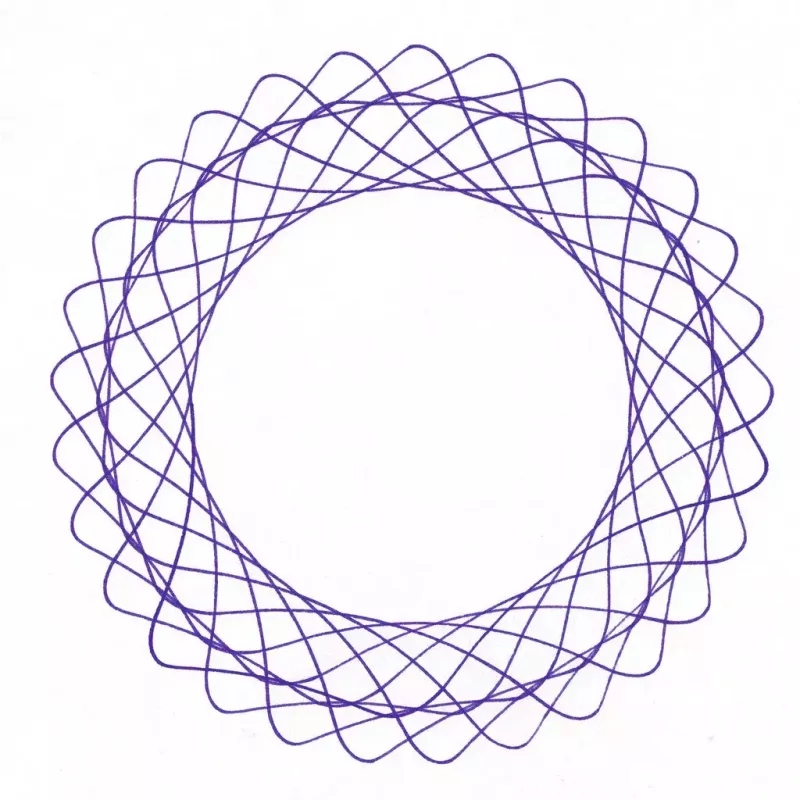 Kinder-Spirograph Ravensburger 297740 met sjabloon en 2 pennen, meerkleurig, voor kinderen vanaf 6 jaar