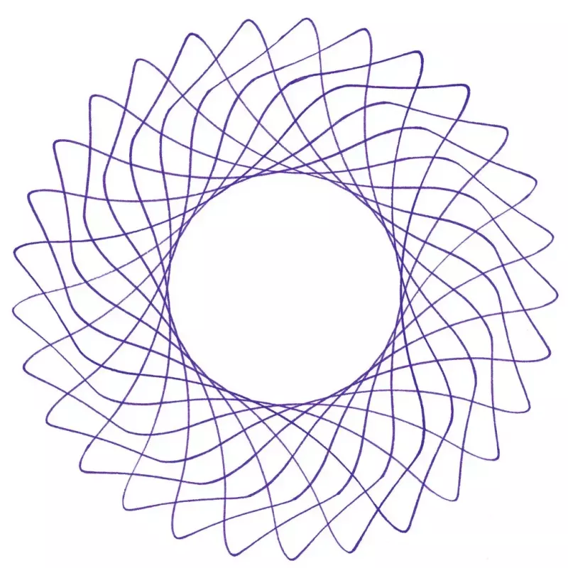 Kinder-Spirograph Ravensburger 297740 met sjabloon en 2 pennen, meerkleurig, voor kinderen vanaf 6 jaar