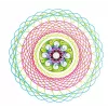 Kinder-Spirograph Ravensburger 297740 met sjabloon en 2 pennen, meerkleurig, voor kinderen vanaf 6 jaar