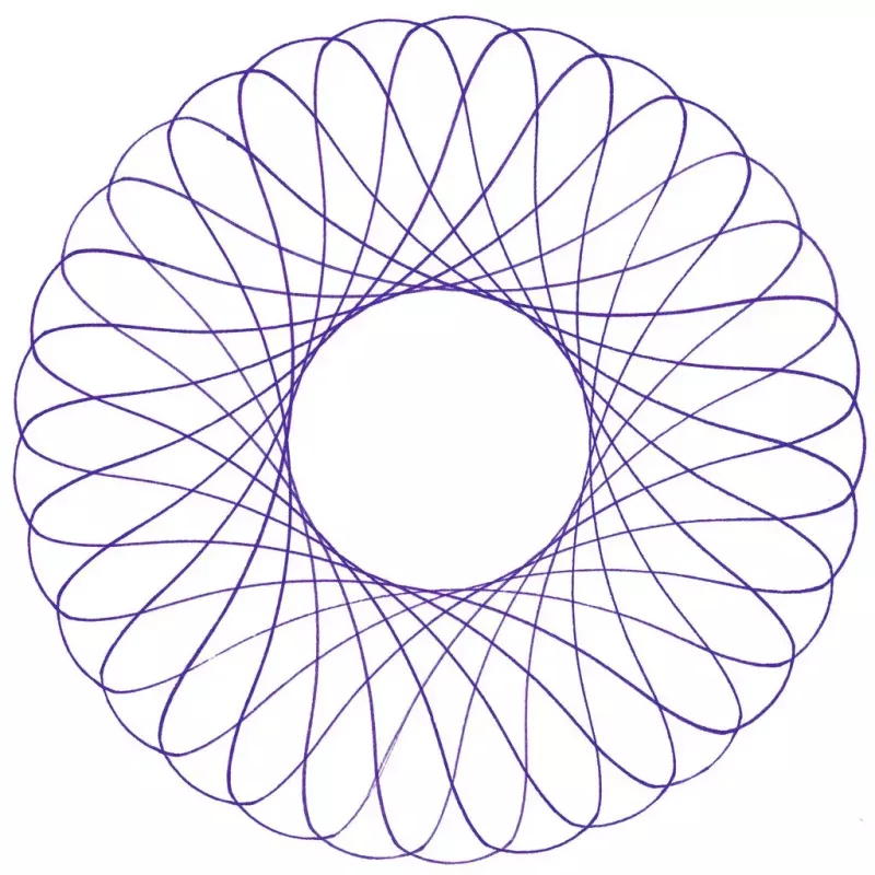 Kinder-Spirograph Ravensburger 297740 met sjabloon en 2 pennen, meerkleurig, voor kinderen vanaf 6 jaar