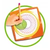 Kinder-Spirograph Ravensburger 297740 met sjabloon en 2 pennen, meerkleurig, voor kinderen vanaf 6 jaar
