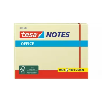 Plaknotitieblok Tesa 57657 rechthoekig geel