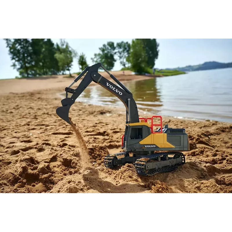 RC-graafmachine Dickie Volvo Mining 2,4 GHz op afstand bestuurd bouwplaatsmodel