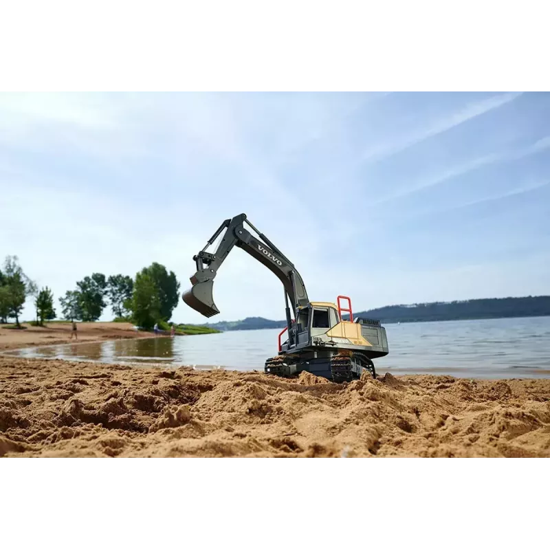RC-graafmachine Dickie Volvo Mining 2,4 GHz op afstand bestuurd bouwplaatsmodel