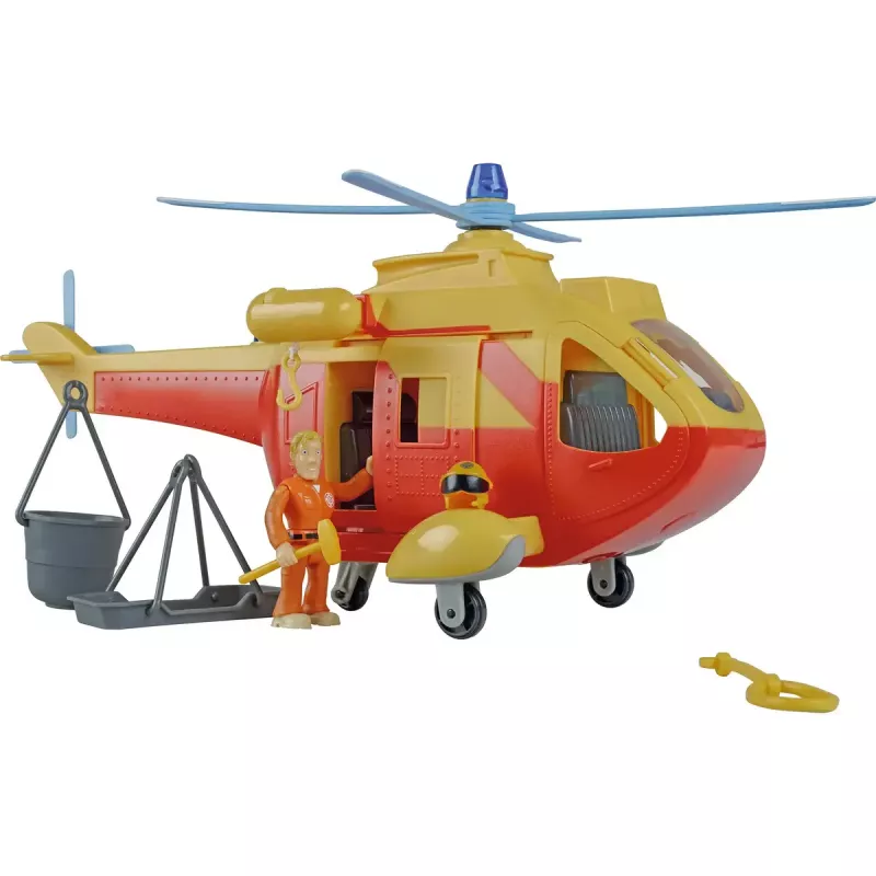 Speelgoedhelikopter Simba-Dickie brandweerman Sam Wallaby 2 Update – voertuigspelset