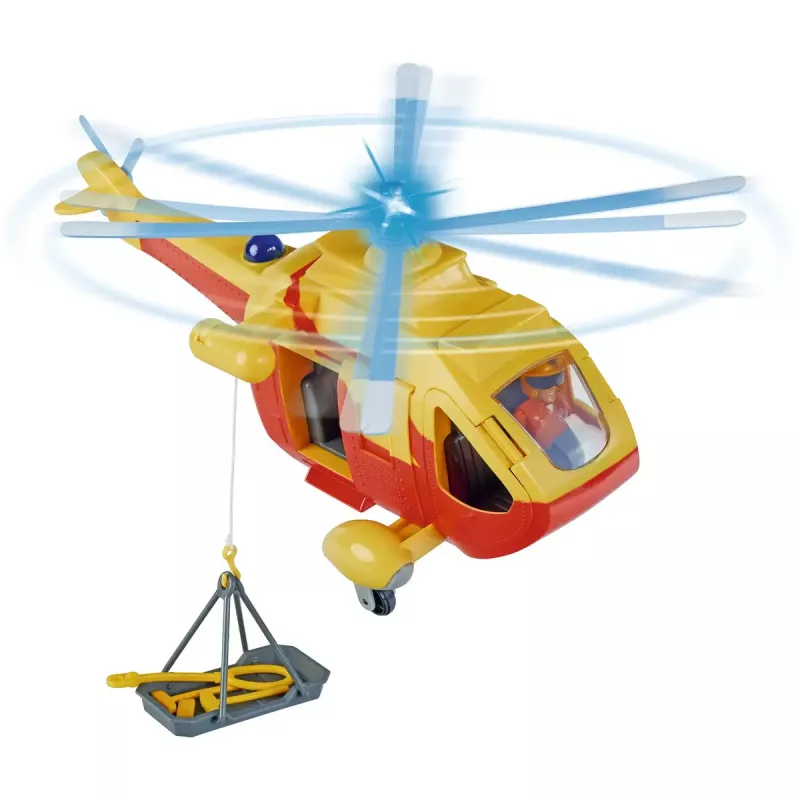 Speelgoedhelikopter Simba-Dickie brandweerman Sam Wallaby 2 Update – voertuigspelset