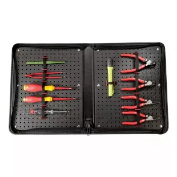 Gereedschapsset etui Parat 5650020061 zwart kunstleer