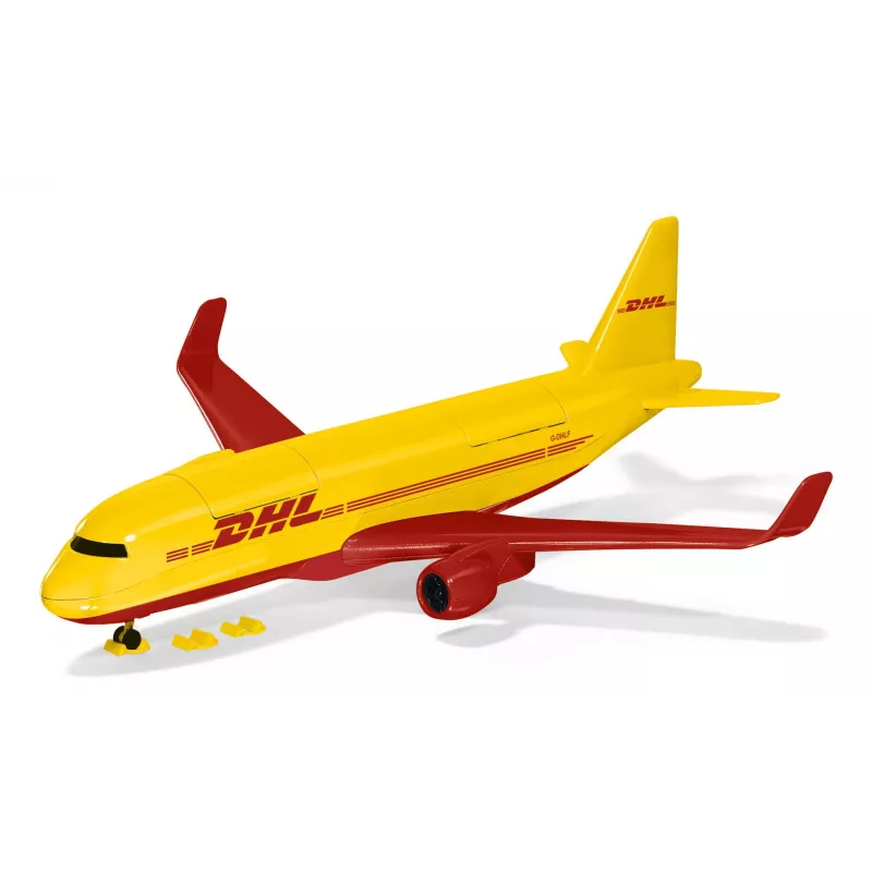 Siku DHL vrachtvliegtuig met accessoires voorgemonteerd