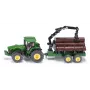 Tractorspeelgoed Siku 1954 — speelgoed van metaal en kunststof, bruin/groen, leeftijd 3+