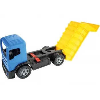 Vrachtwagen Lena GIGA TRUCKS kiepwagen blauw rood assorti