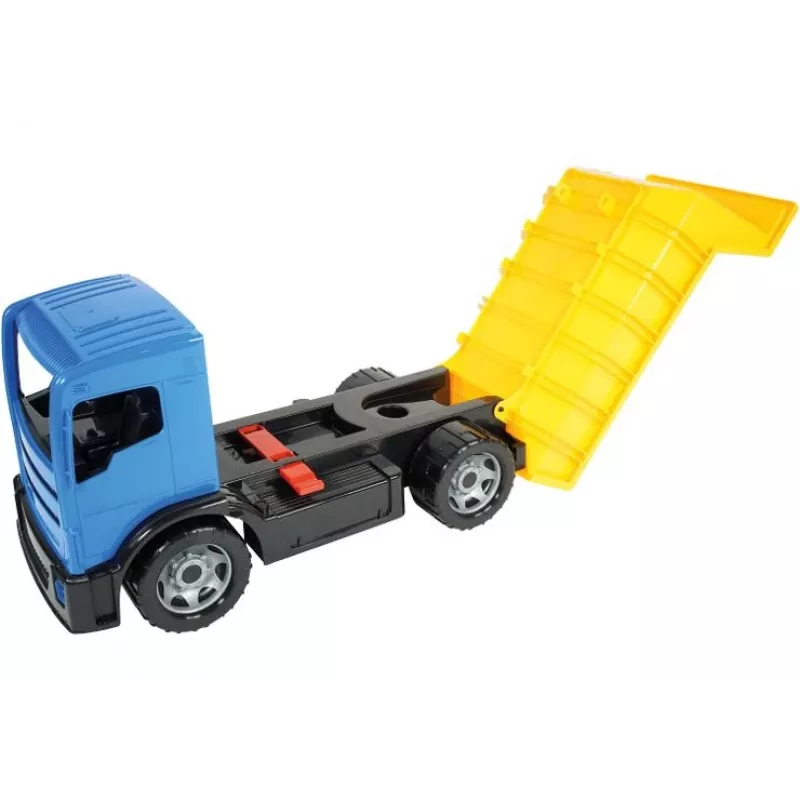 Vrachtwagen Lena GIGA TRUCKS kiepwagen blauw rood assorti
