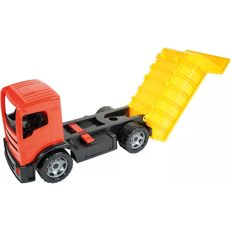 Vrachtwagen Lena GIGA TRUCKS kiepwagen blauw rood assorti