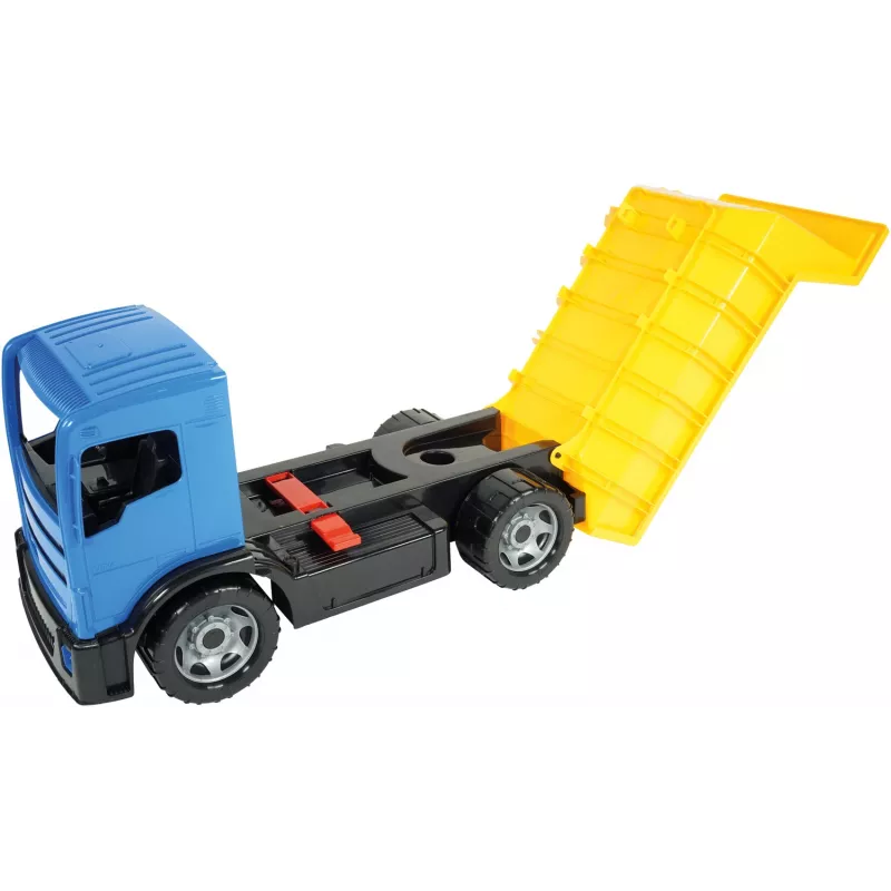 Vrachtwagen Lena GIGA TRUCKS kiepwagen blauw rood assorti