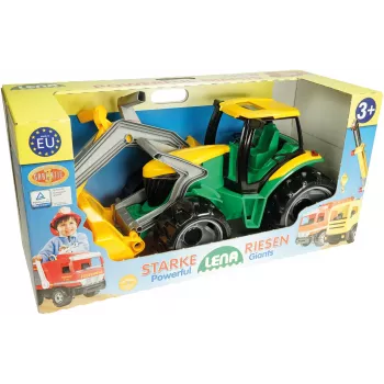 Tractor Lena GIGA TRUCKS ZL-02080 met voorlader & graafmachine