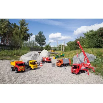 Tractor Lena GIGA TRUCKS ZL-02080 met voorlader & graafmachine