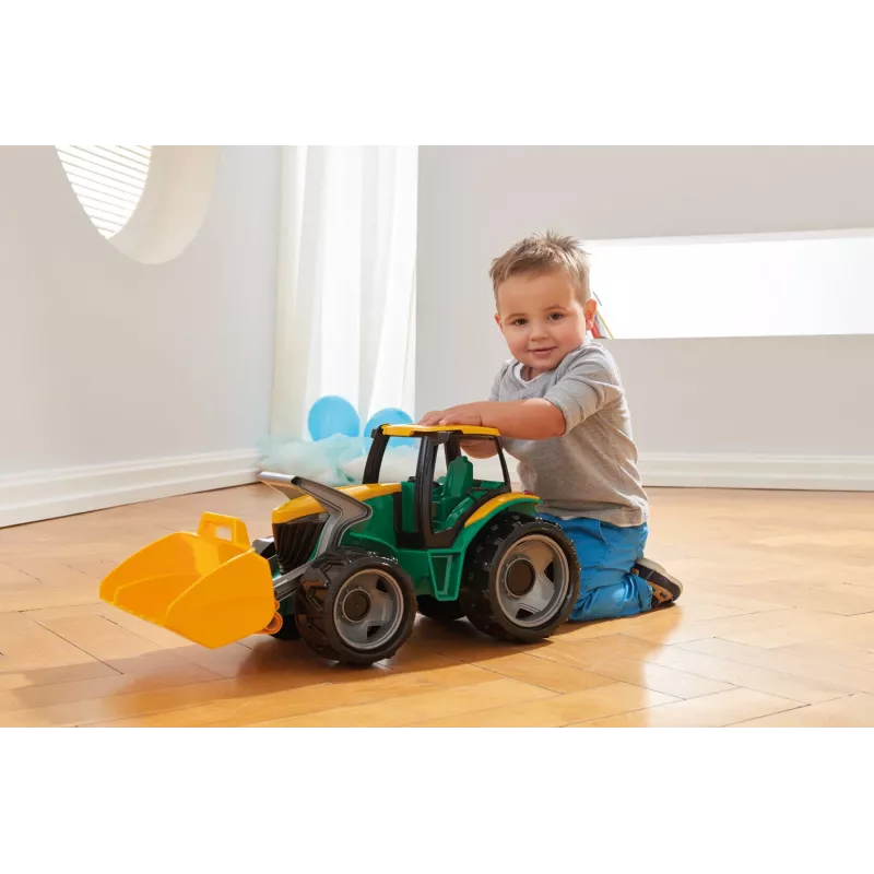 Tractor Lena GIGA TRUCKS ZL-02080 met voorlader & graafmachine
