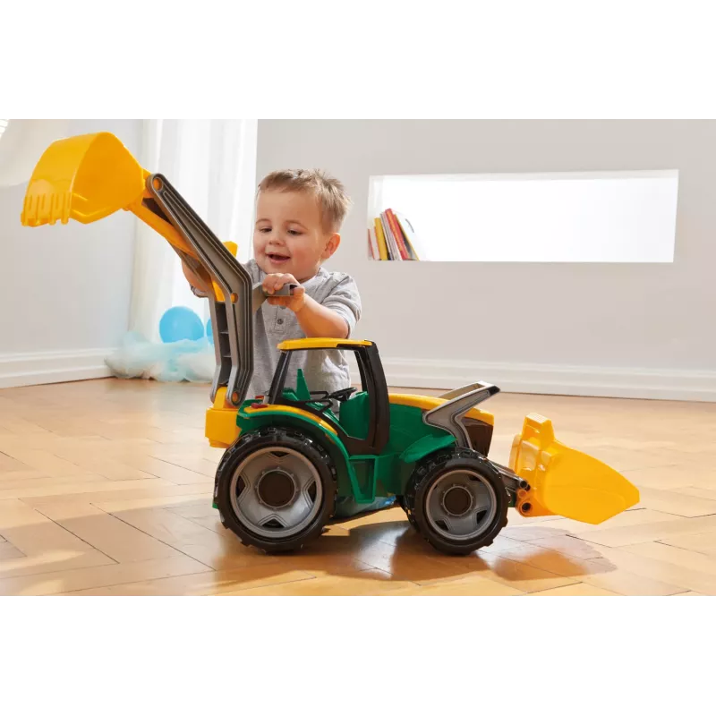 Tractor Lena GIGA TRUCKS ZL-02080 met voorlader & graafmachine