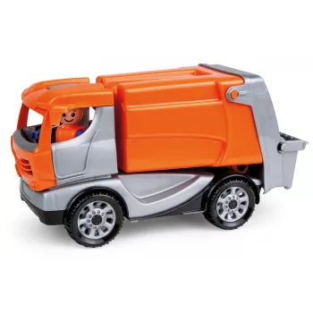 Lena Truckies vuilniswagen, vrachtwagen, 2 jaar, kunststof, grijs, oranje