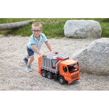 Lena GIGA TRUCKS vuilniswagen Arocs met stickers