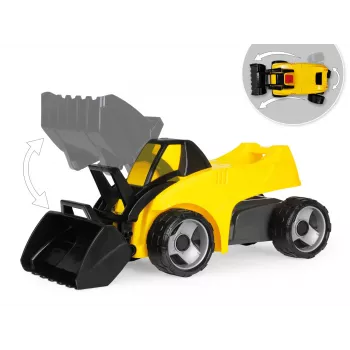 Lader Lena GIGA TRUCKS 02145 kunststof staal zwart geel