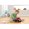 Kiepwagen Lena TRUXX 29cm rubber staal grijs rood