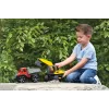 Kiepwagen Lena TRUXX 29cm rubber staal grijs rood