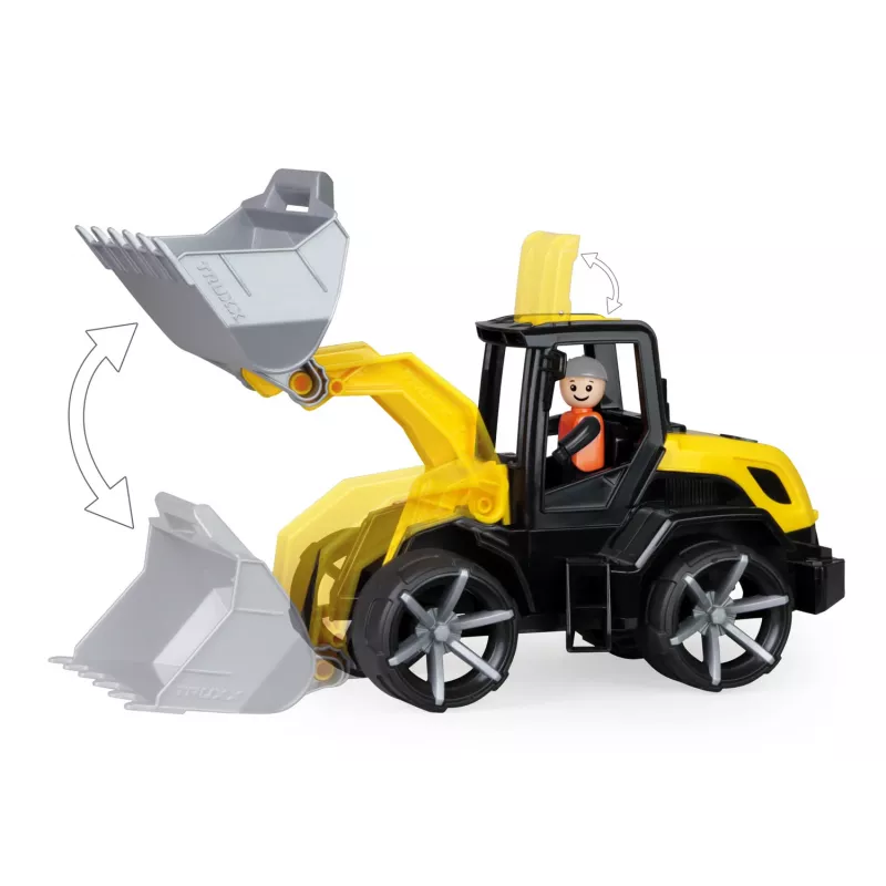 LENA TRUXX² 04532 speelgoed-shovel met figuur, geel