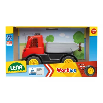 Kiepwagen speelgoed Lena 01260 – robuuste constructie, kleurrijk design, kinderspeelvoertuig