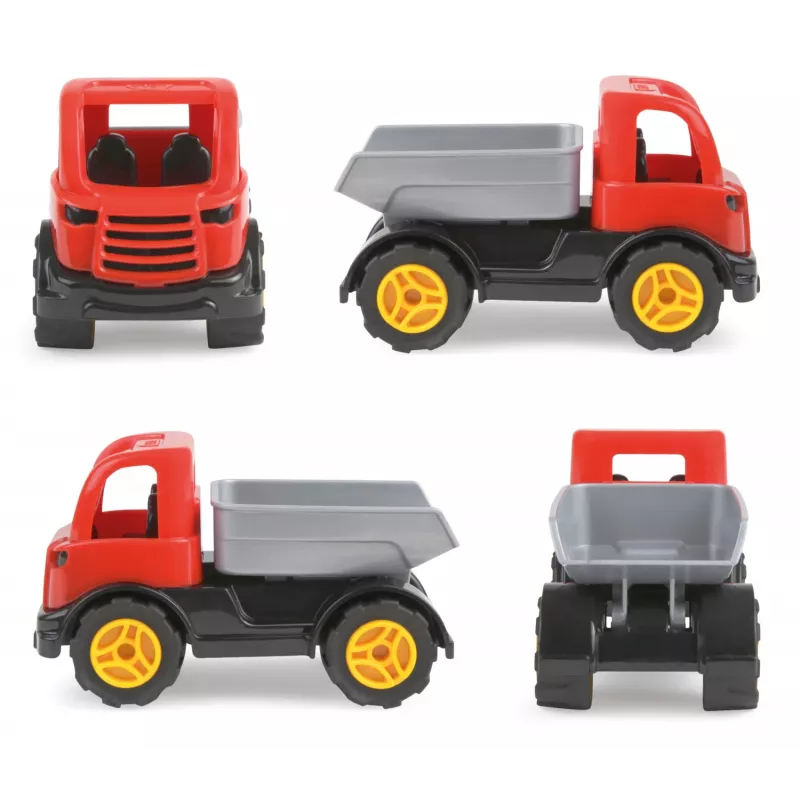 Kiepwagen speelgoed Lena 01260 – robuuste constructie, kleurrijk design, kinderspeelvoertuig