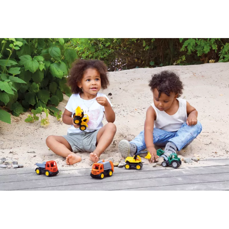 Kiepwagen speelgoed Lena 01260 – robuuste constructie, kleurrijk design, kinderspeelvoertuig