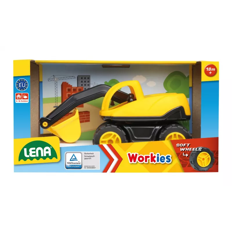 Speelgraafmachine doos Lena 01261 – kinderspeel bouwset, kunststofmodel