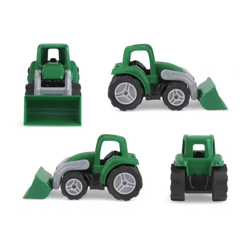 LENA Workies 01263 speelgoedtractor met schep