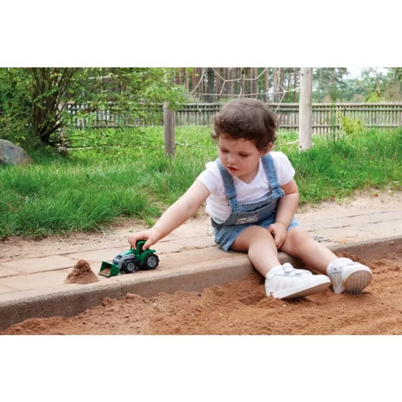 LENA Workies 01263 speelgoedtractor met schep