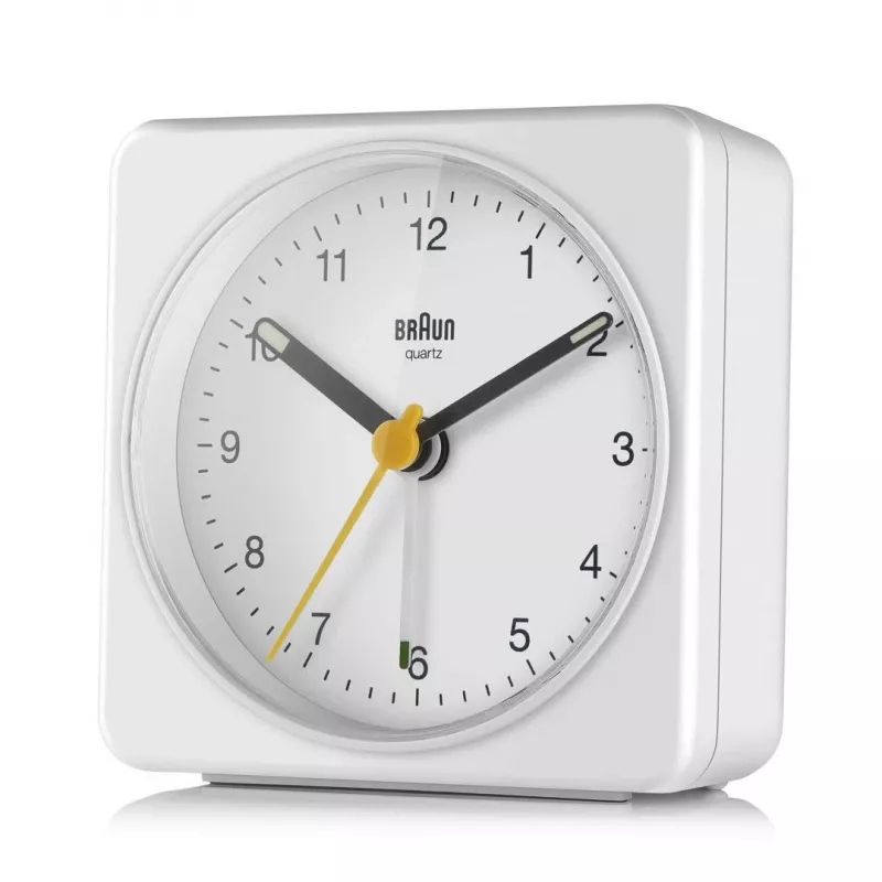 Braun BC03W quartzwekker wit