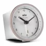 Braun BC07 quartzwekker roze, wit