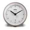 Braun BC07 quartzwekker roze, wit